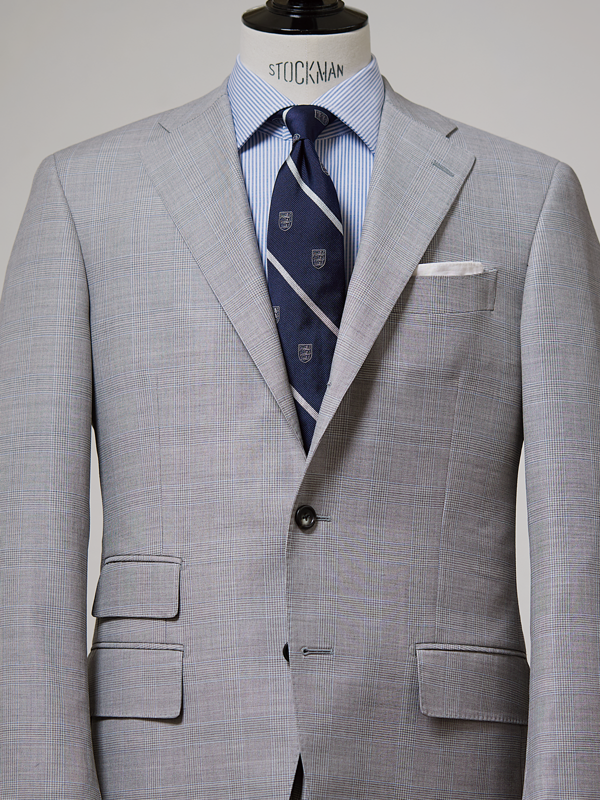 Royal Crest Tie｜グレー