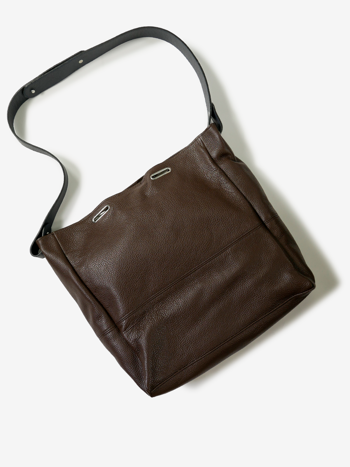 TUSTING｜2WAY Tote Bag Grain Leater｜ブラウン