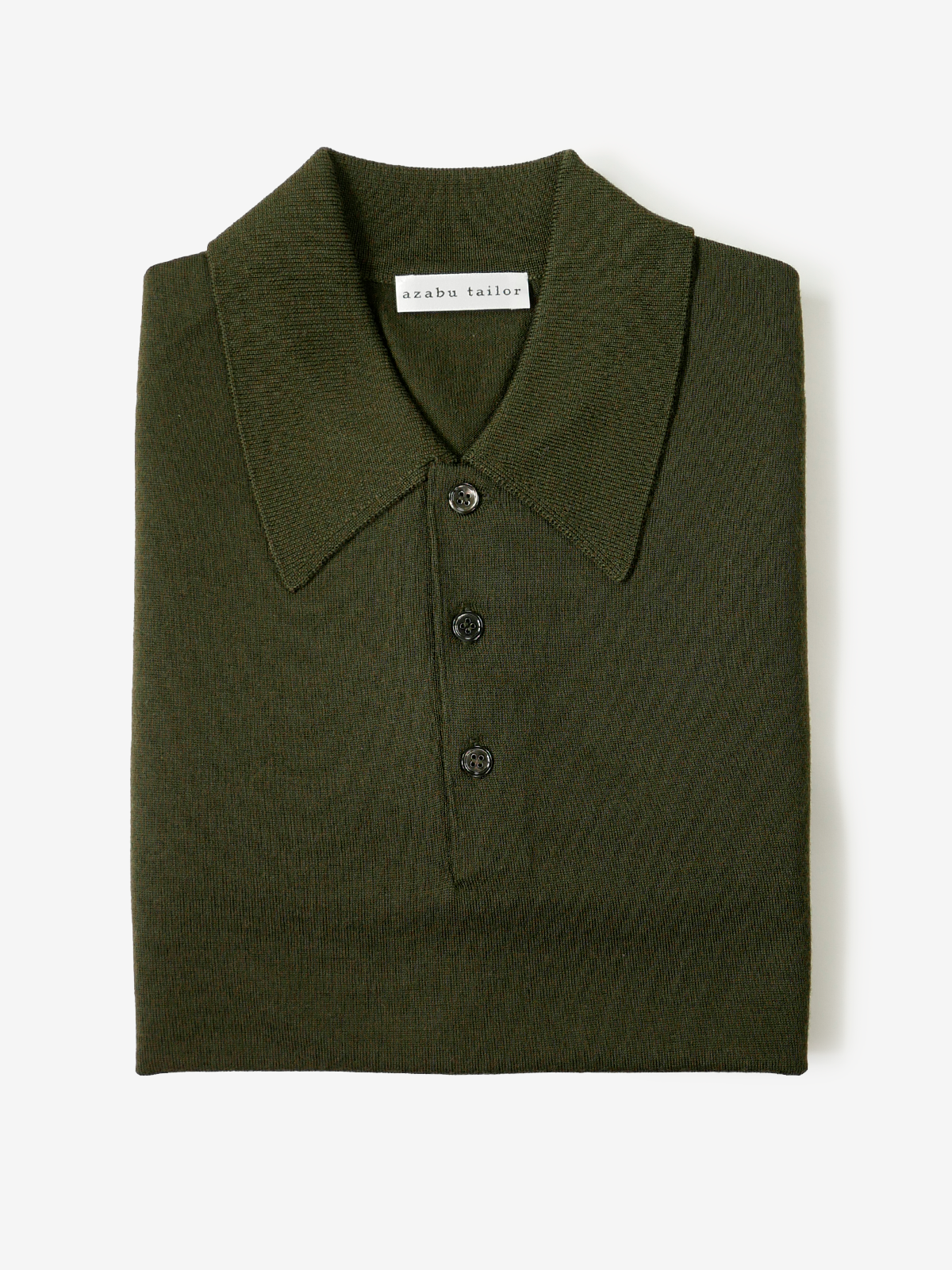 Polo Sweater｜カーキ