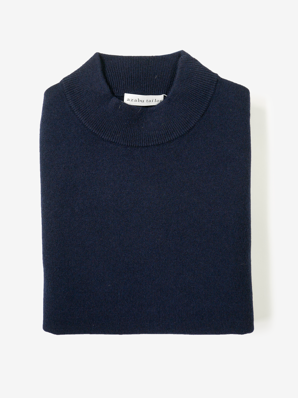 Mock-Neck Sweater｜ネイビー