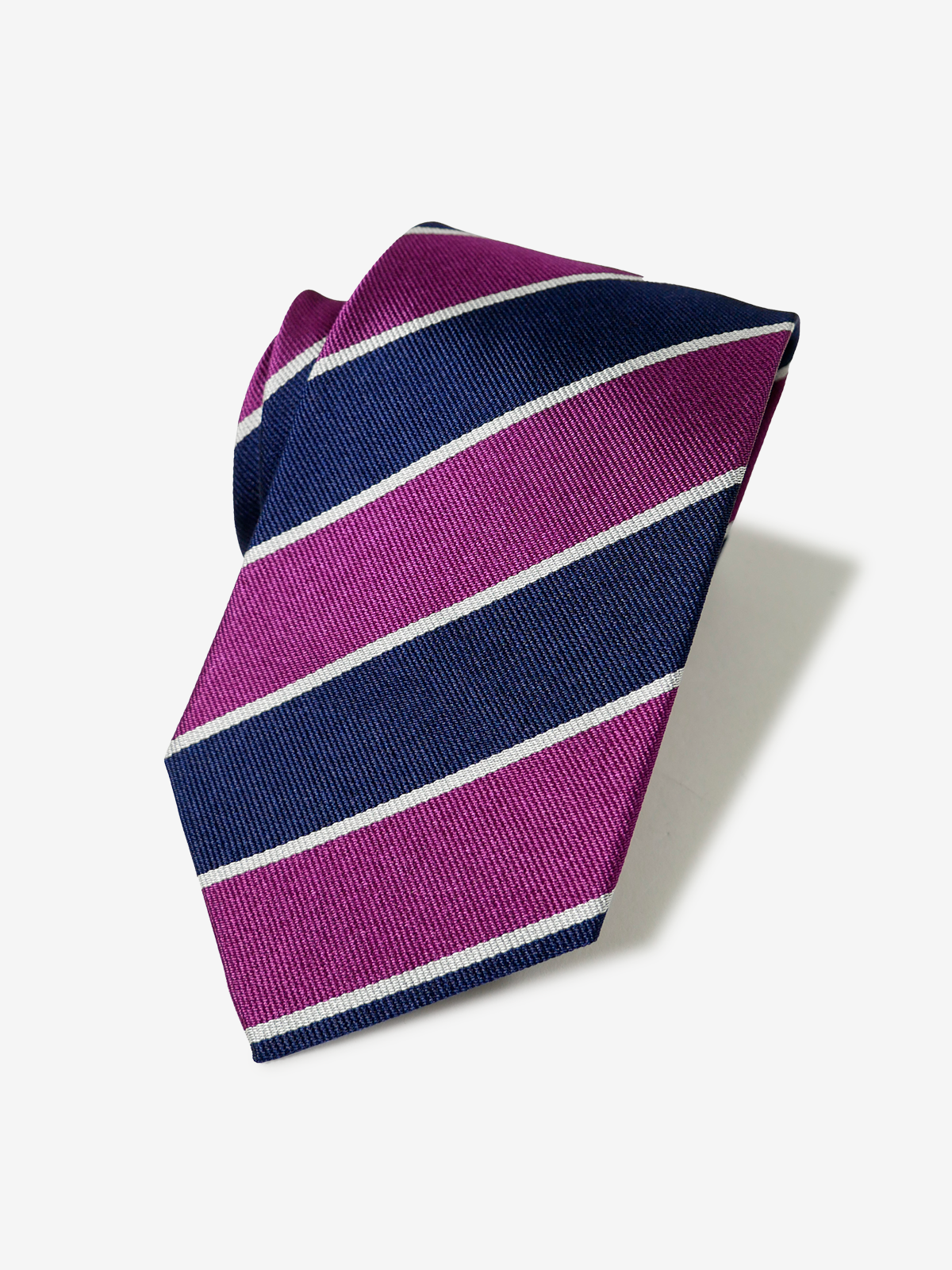 VANNERS｜Regimental Striped Necktie｜ネイビー