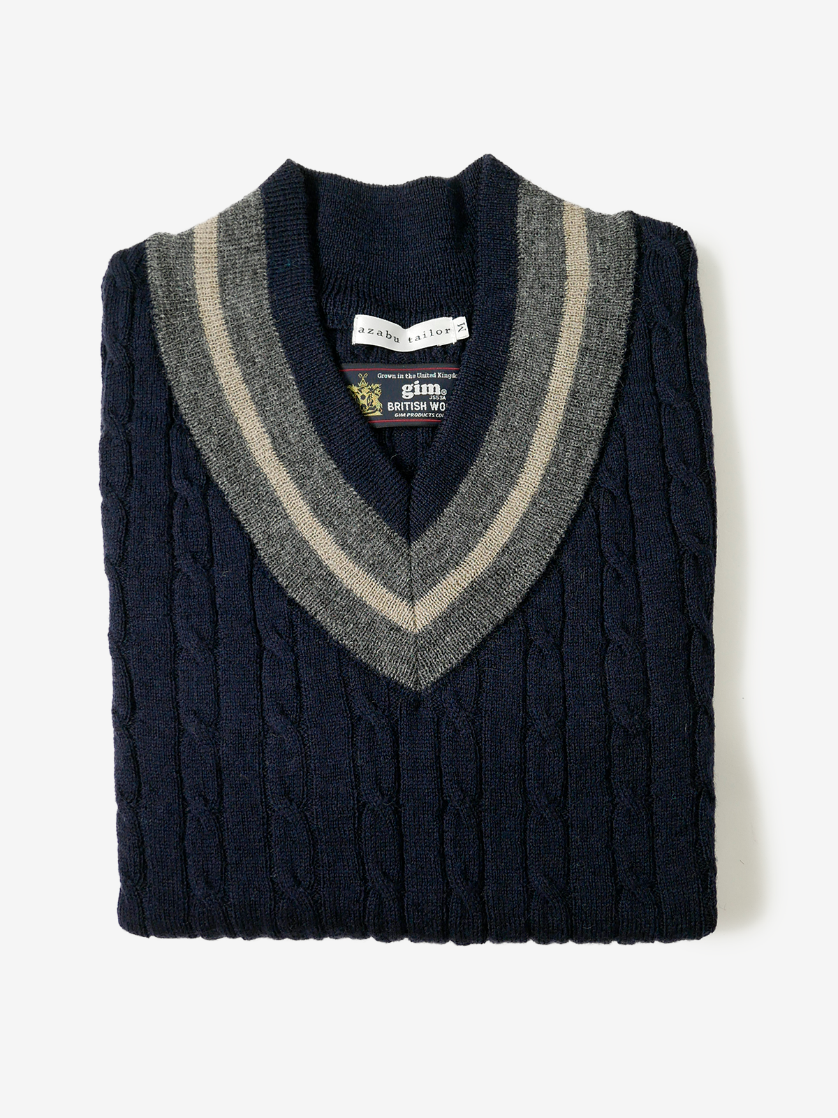 Wool Sweater Vest｜ネイビー