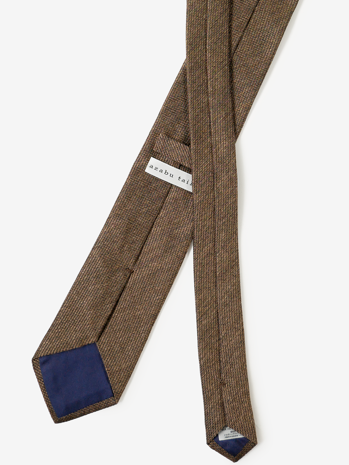 Classico Seta｜Cotton Wool Tie｜ブラウン