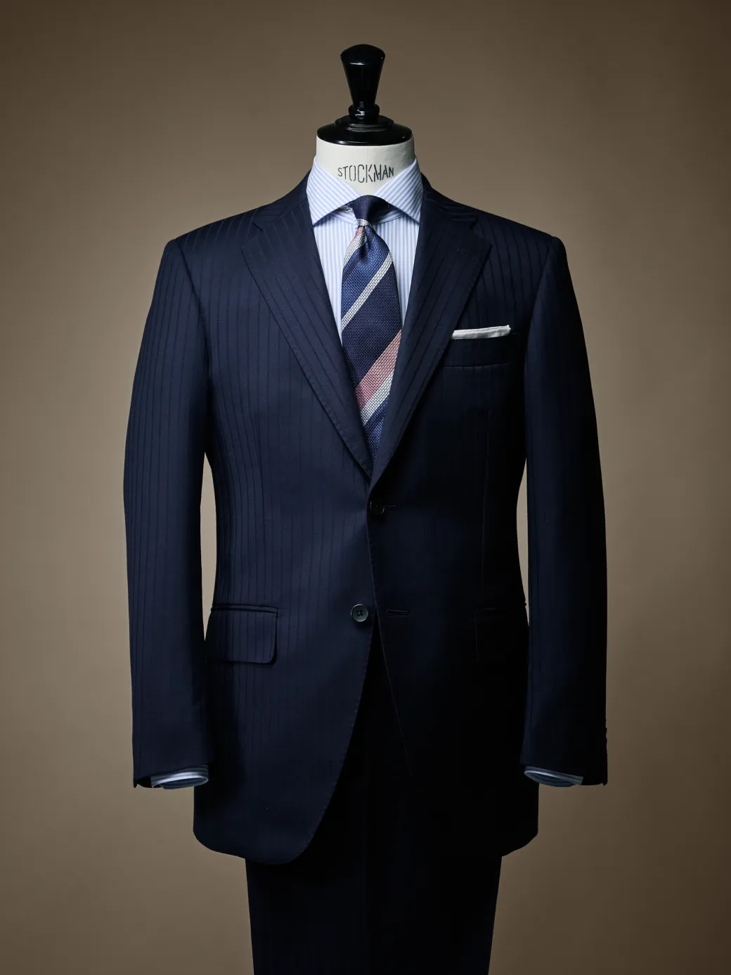 Classico Seta｜Stripe Tie｜ブルー