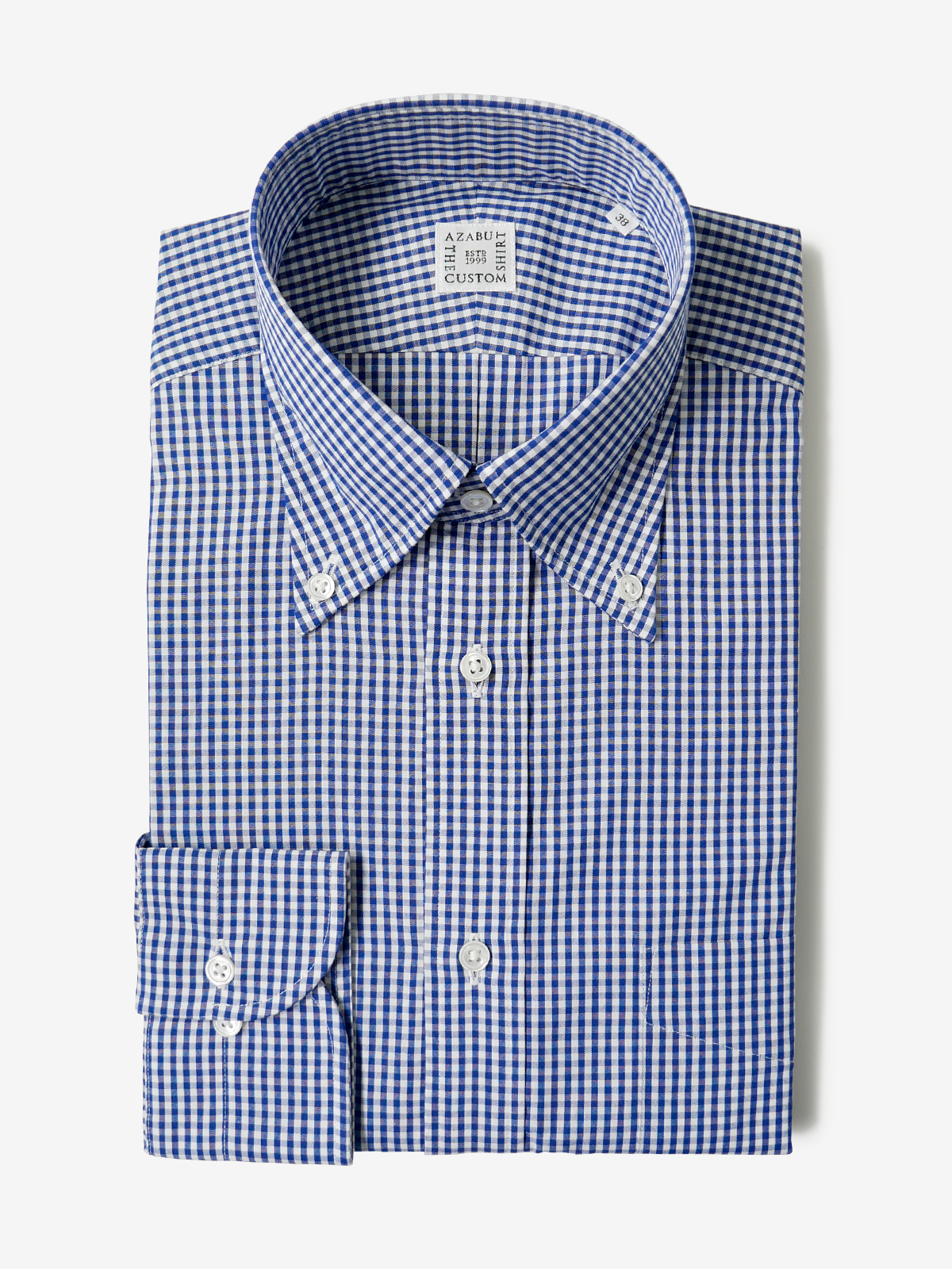Checked Classic Fit Shirt｜ネイビー