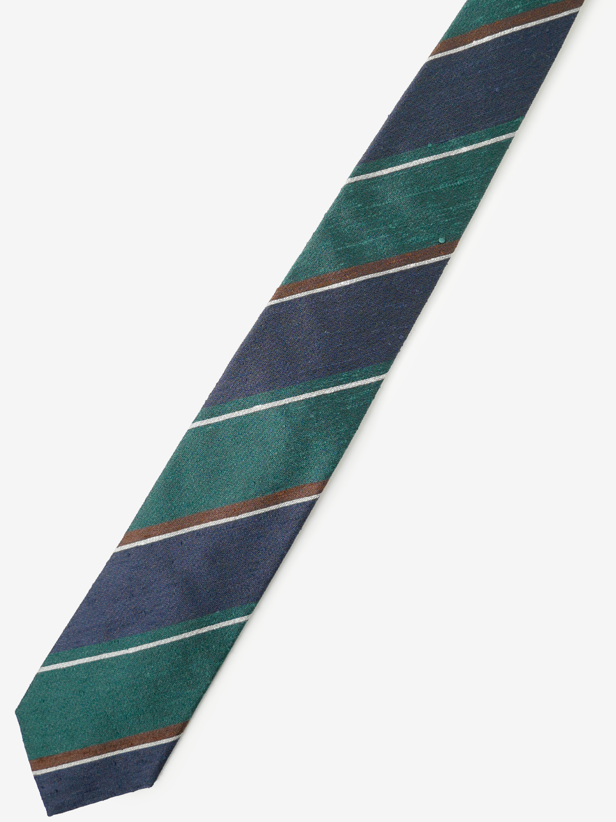Classico Seta｜Stripe Tie｜グリーン