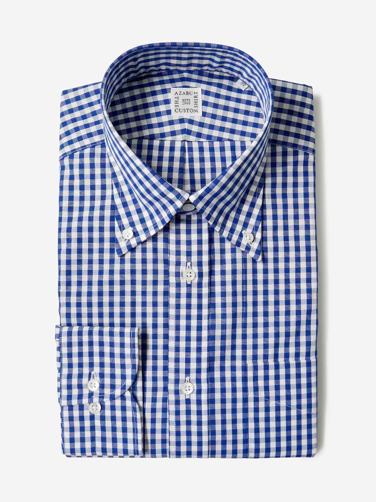 Checked Classic Fit Shirt｜ネイビー