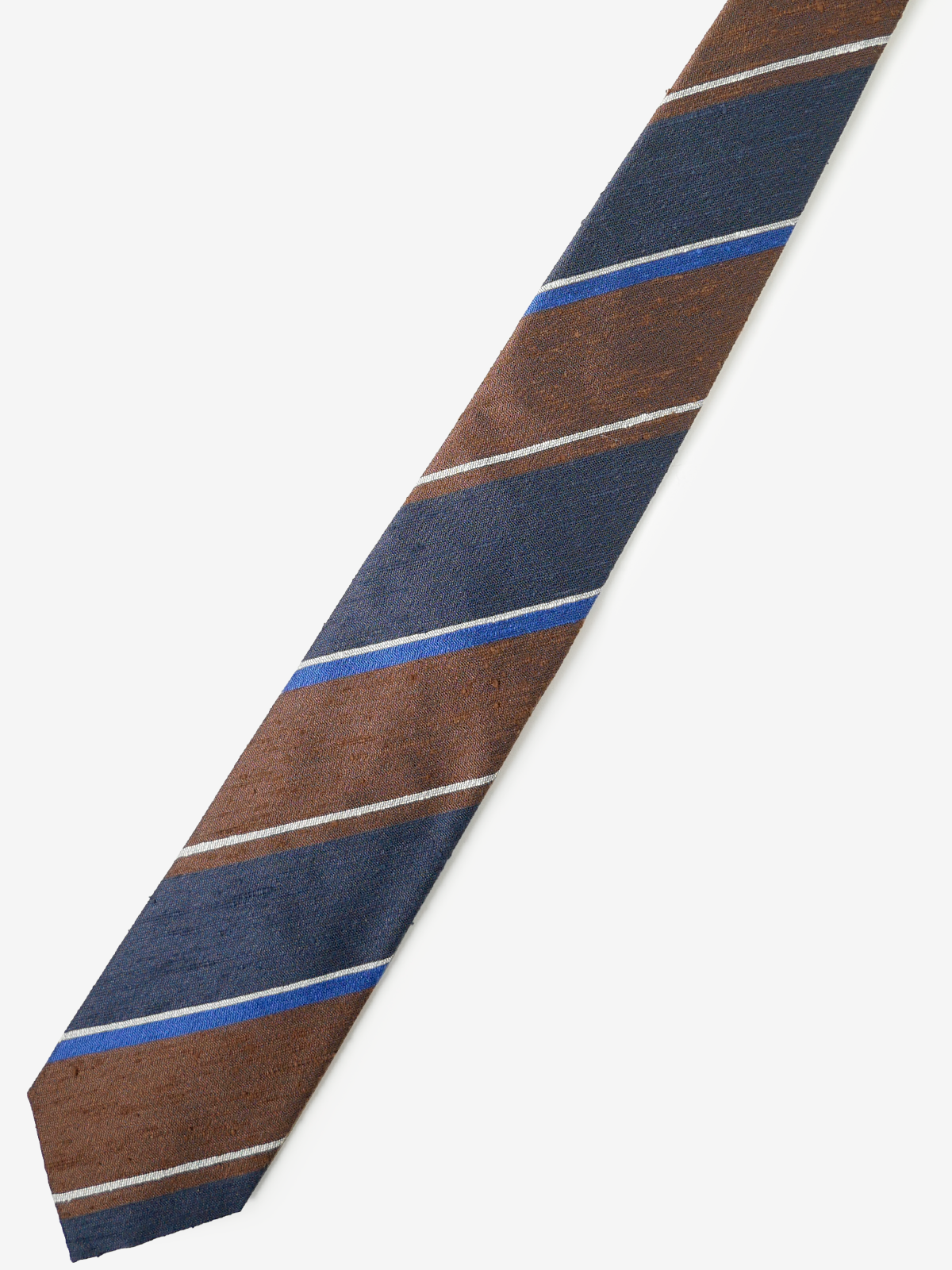 Classico Seta｜Stripe Tie｜ブラウン