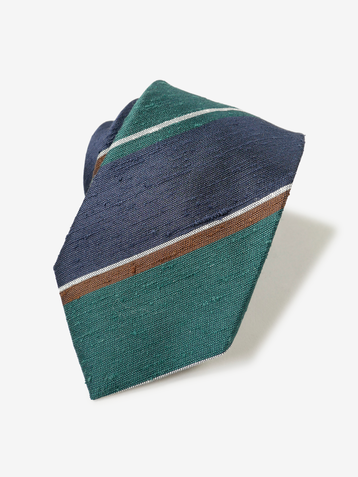 Classico Seta｜Stripe Tie｜グリーン