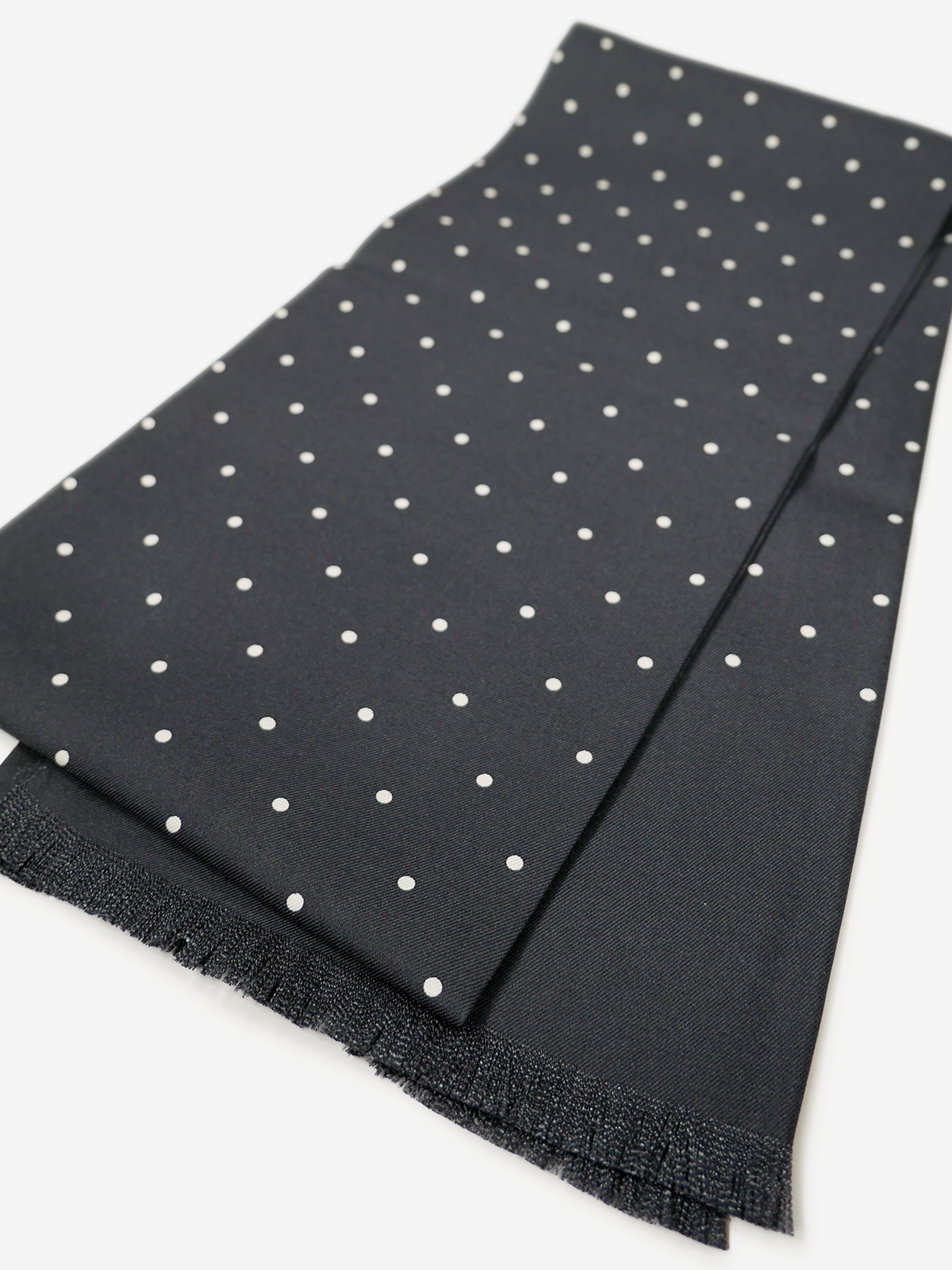 Mantero｜Polka Dot Stole｜ブラック