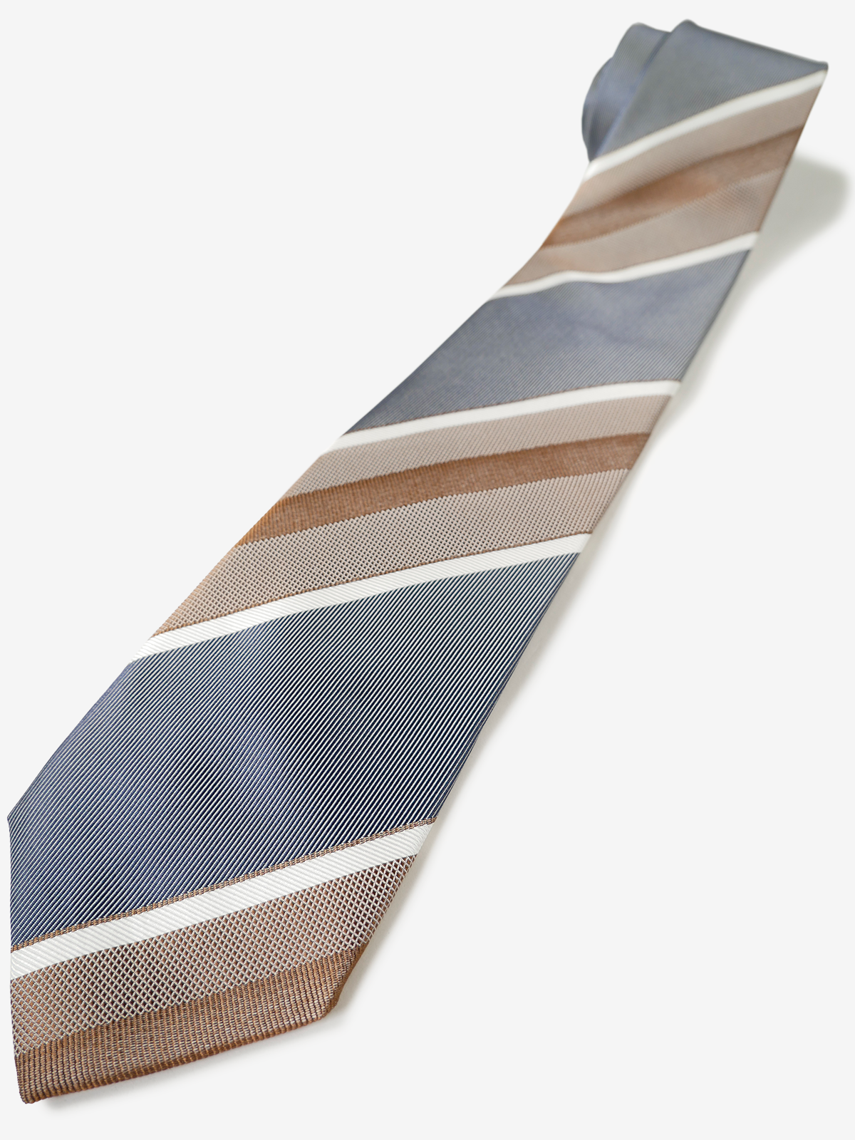 Classico Seta｜ Stripe Tie｜ベージュ