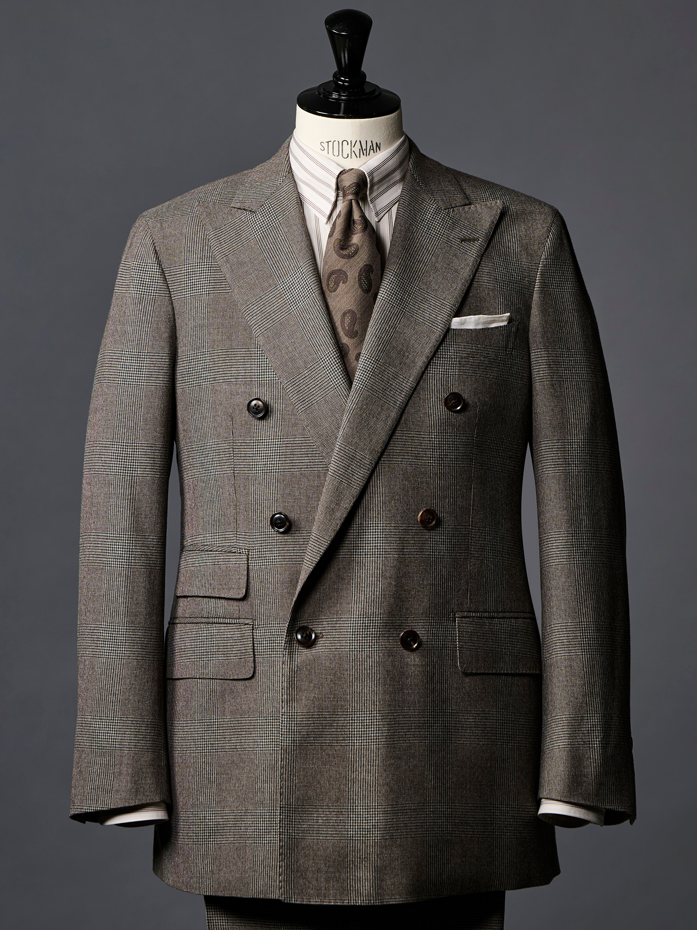 Fermo Fossati｜Paisley Tie｜ベージュ