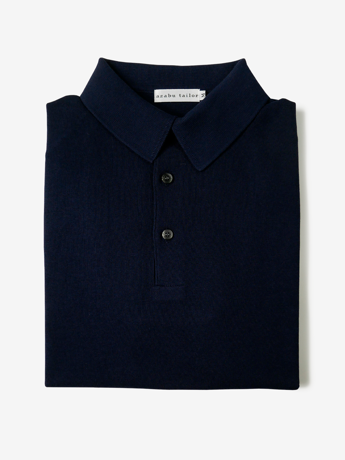 Cotton Polo Shirt｜ネイビー