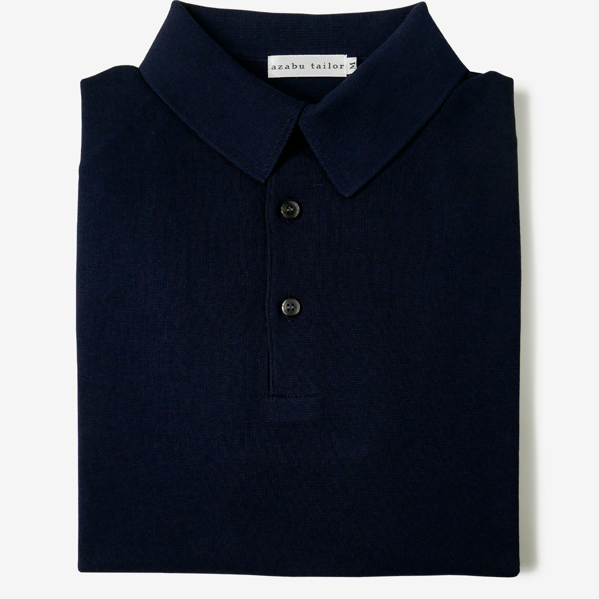 Cotton Polo Shirt｜ネイビー