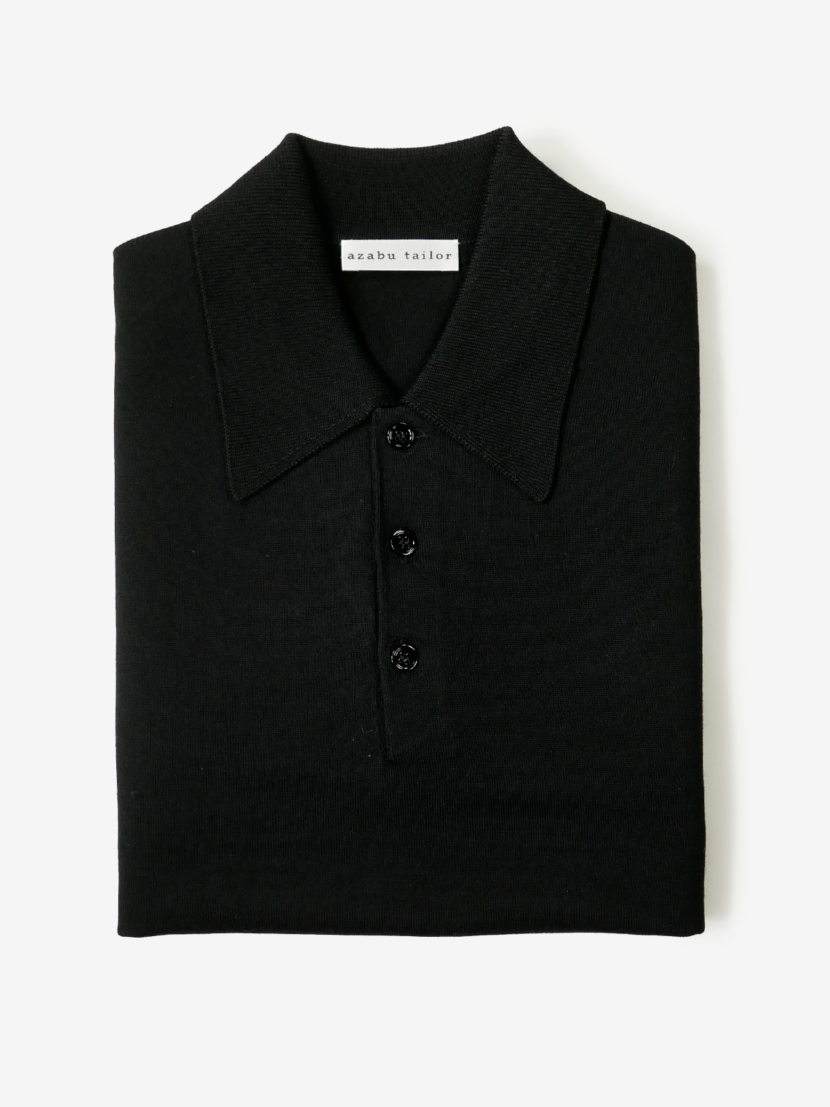 Polo Sweater｜ブラック