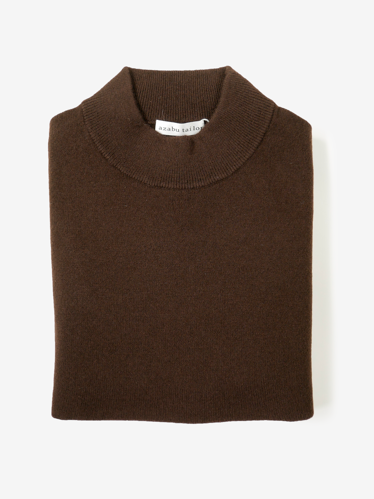 Mock-Neck Sweater｜ブラウン