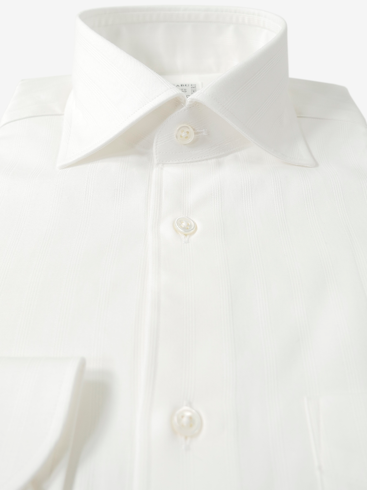 Striped Slim Fit Shirt｜ホワイト