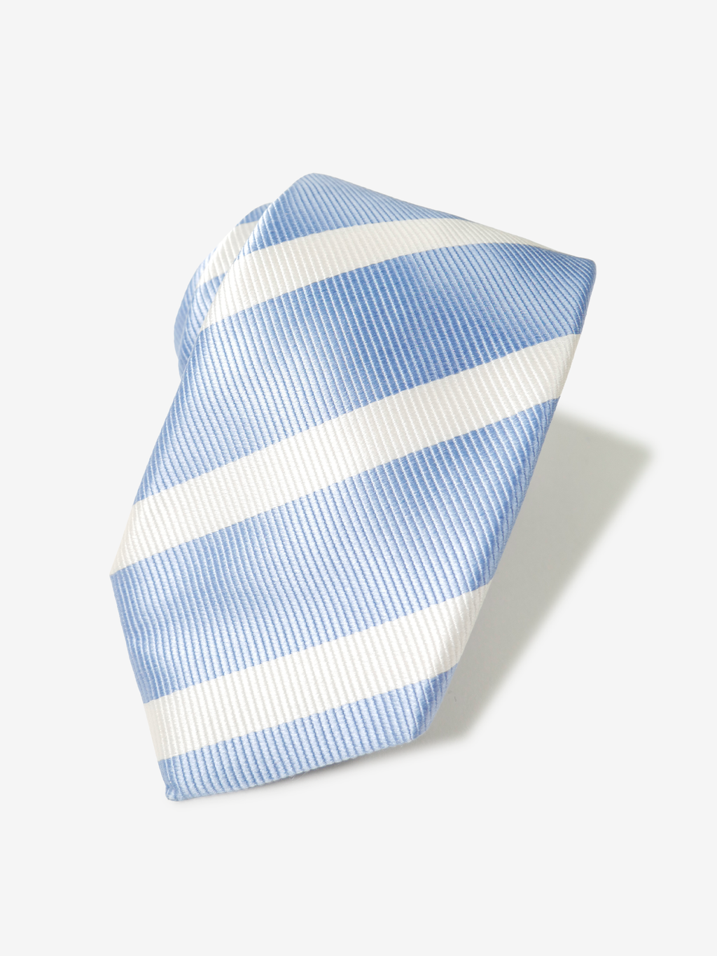 Repp Stripe Tie｜サックスブルー