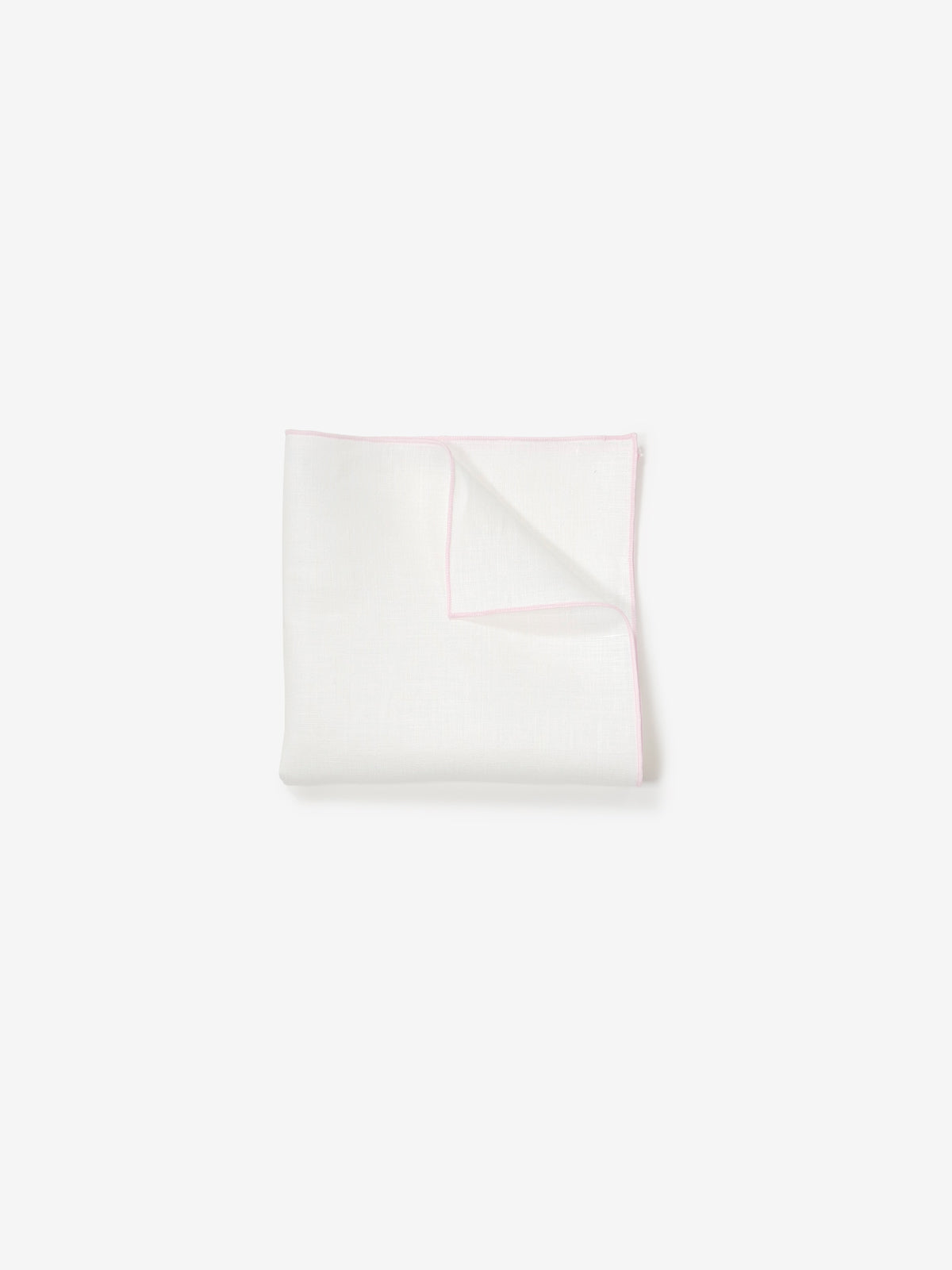Linen Pocket Squares｜ピンク