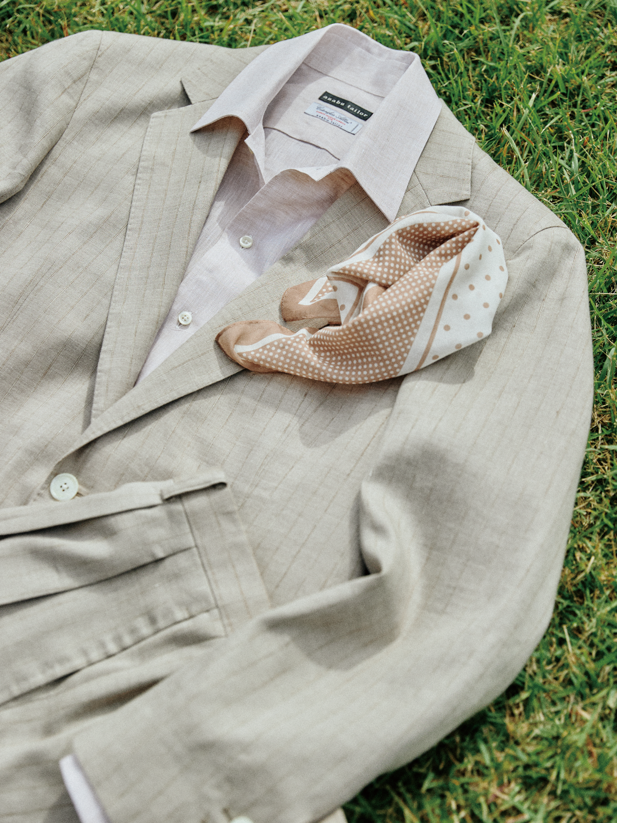 Classico Seta｜Neckerchief｜ベージュ