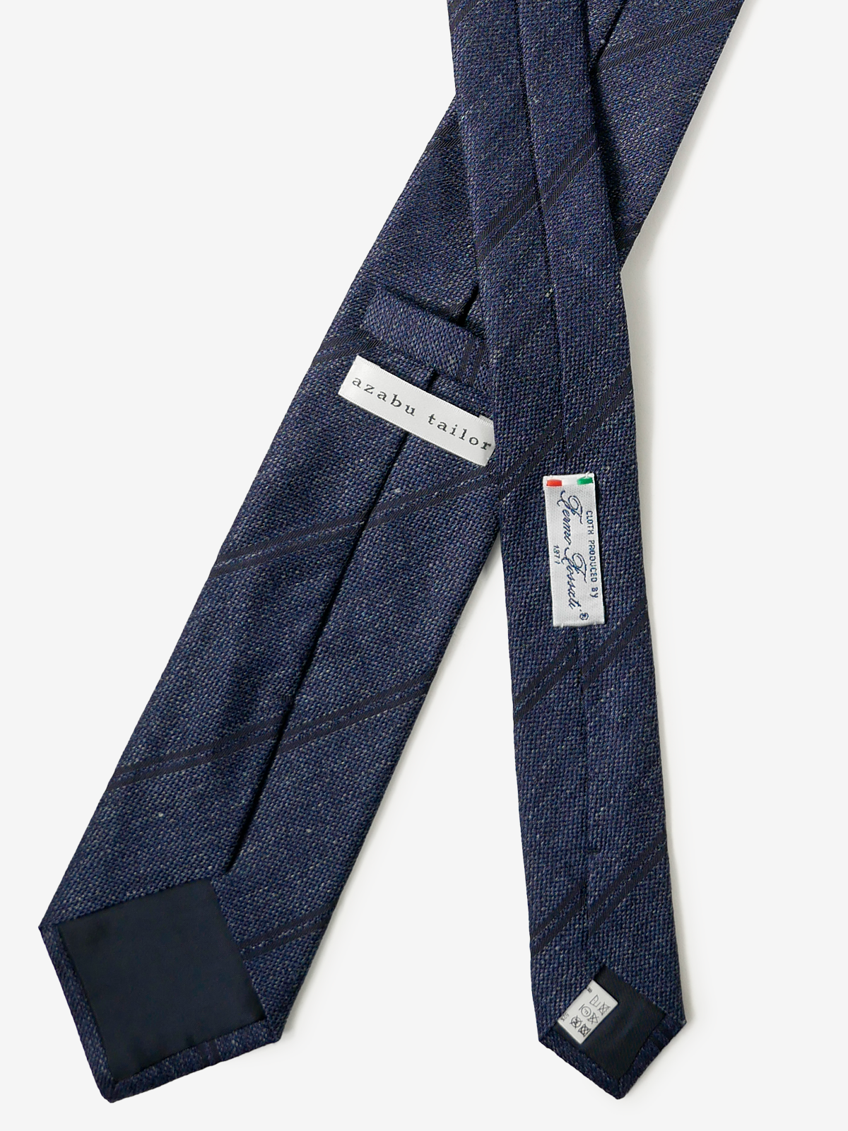 Fermo Fossati｜Stripe Tie｜ネイビー
