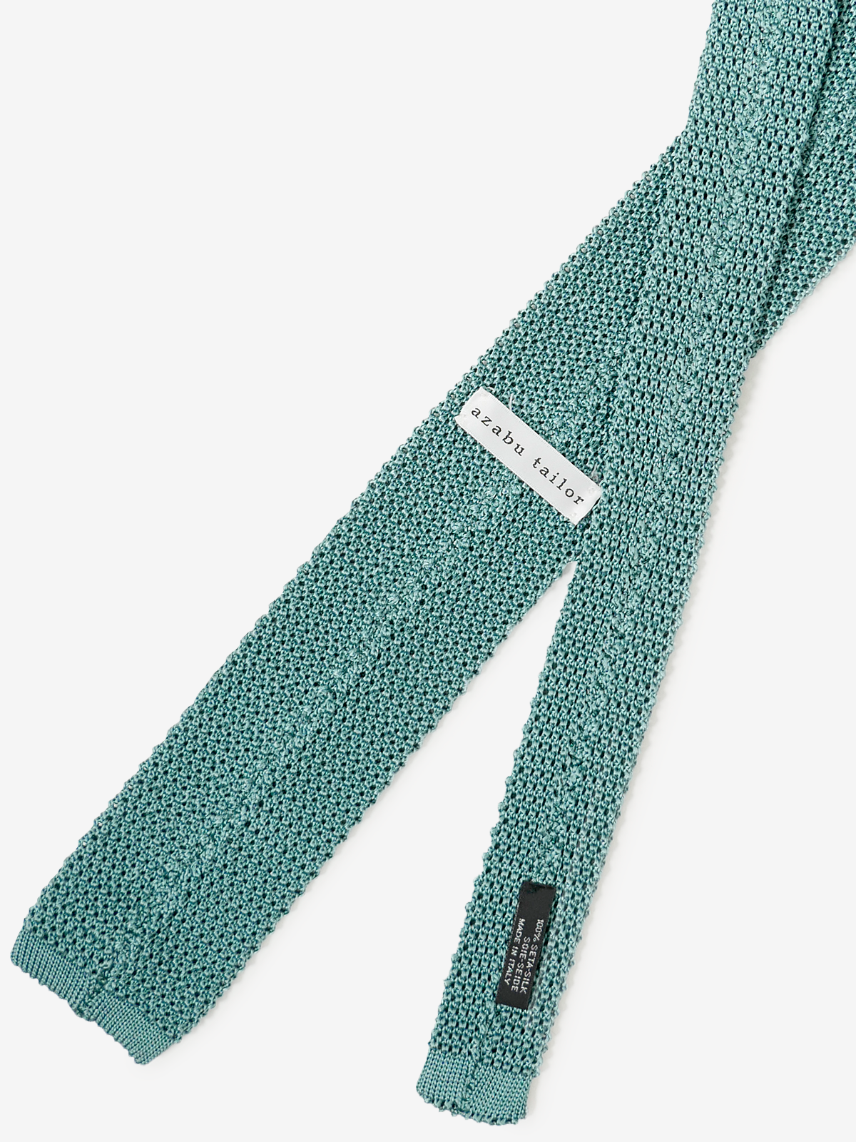 Knitted Tie｜エメラルドグリーン