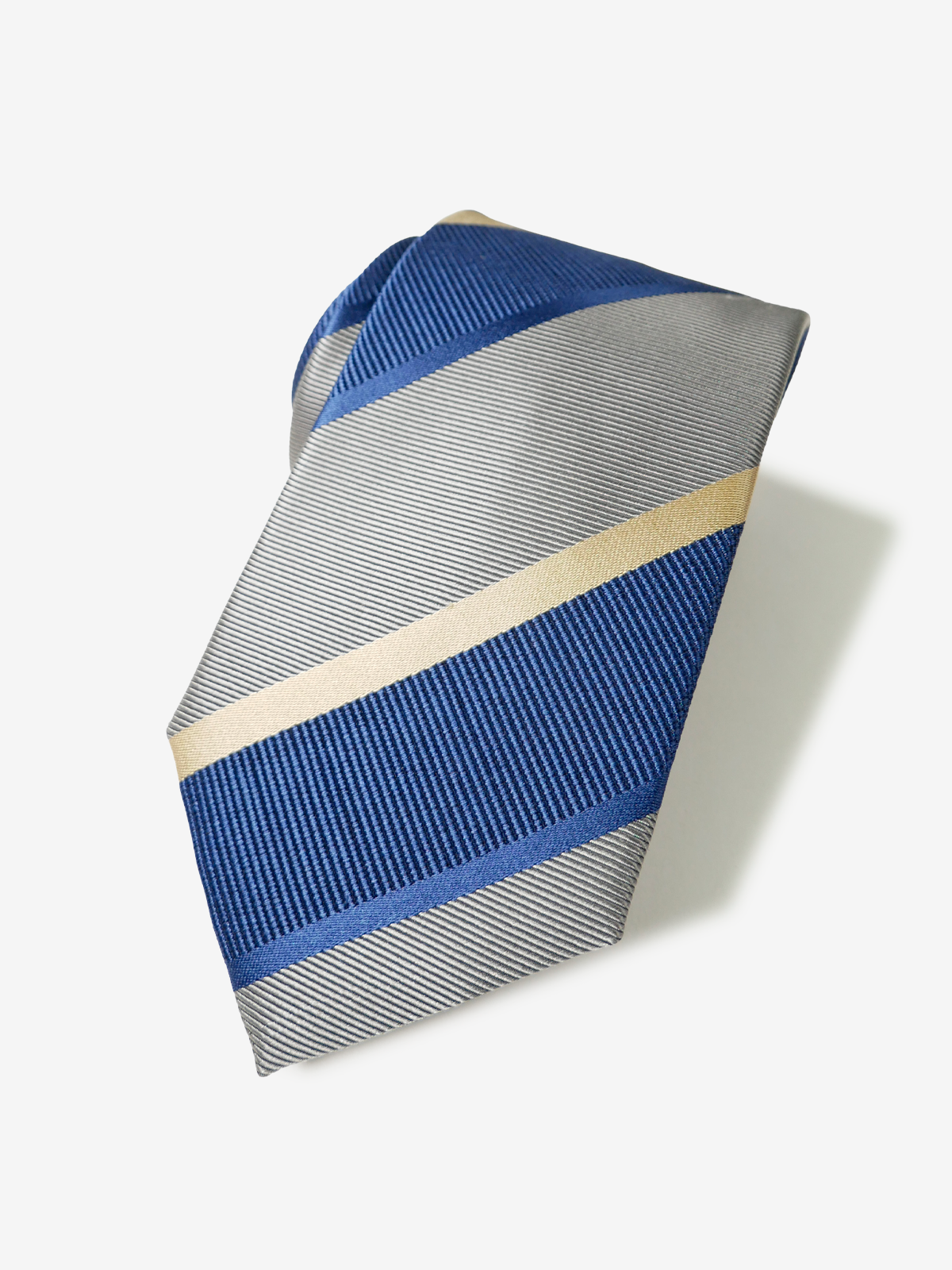 Striped Repp Tie｜ブルー