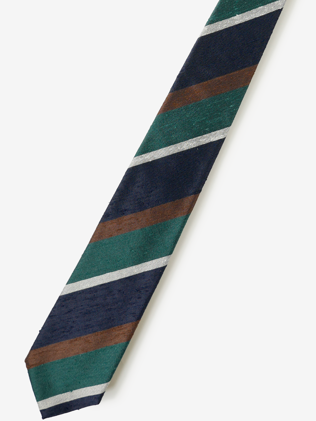 Classico Seta｜Stripe Tie｜グリーン