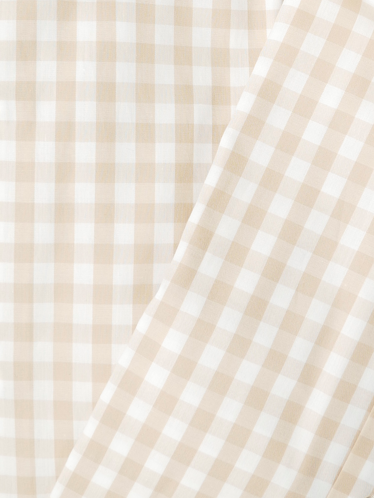 Checked Slim Fit Shirt｜ベージュ