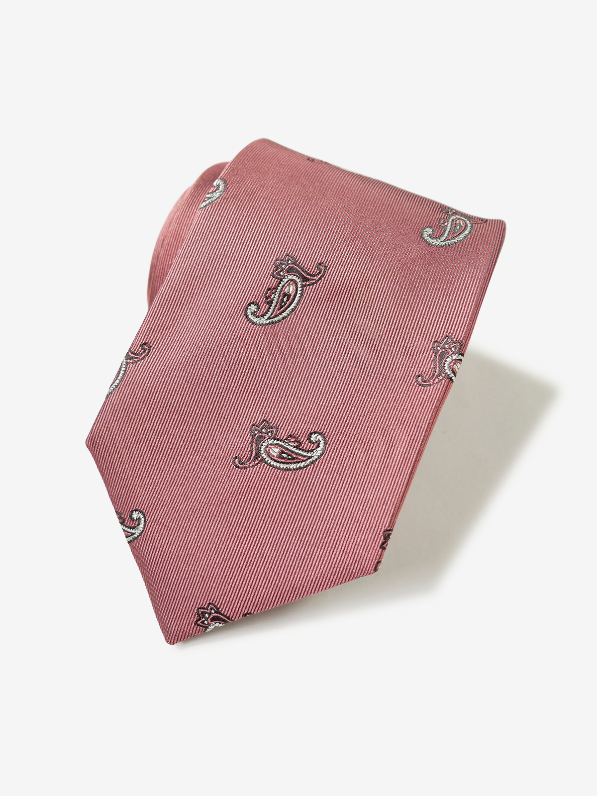 Classico Seta｜Paisley Neat Tie｜ピンク