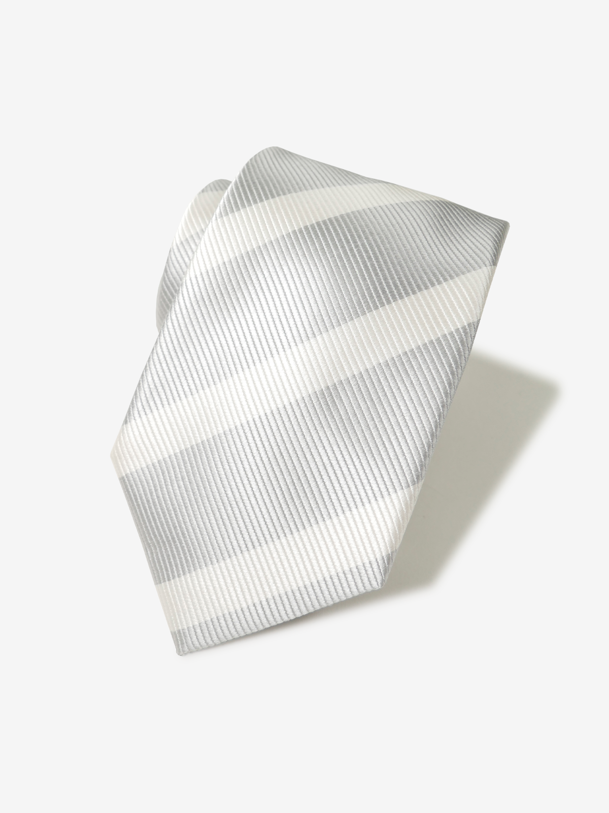 Repp Stripe Tie｜シルバー