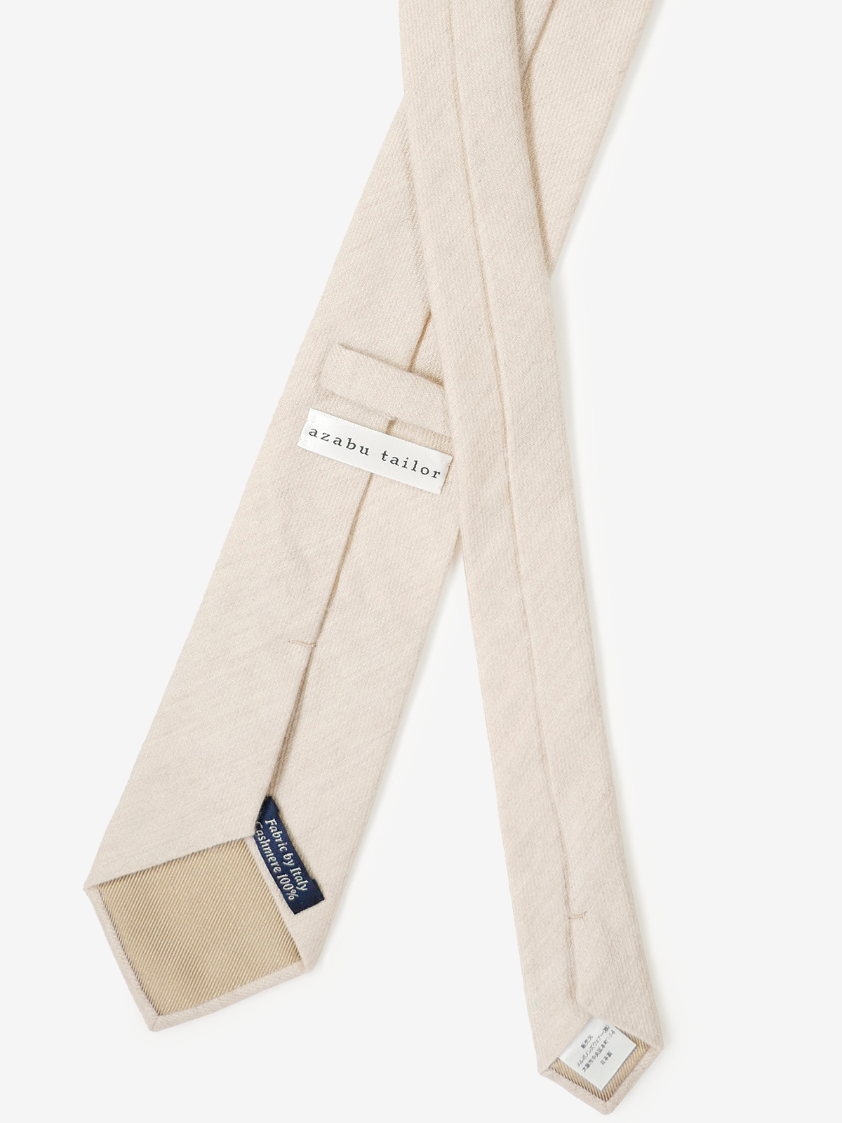 Cashmere Wool Tie｜ベージュ
