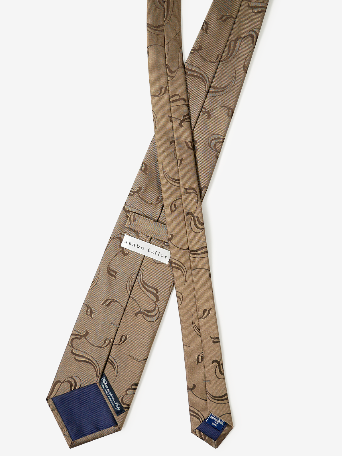 Classico Seta｜Neat Tie｜ライトブラウン