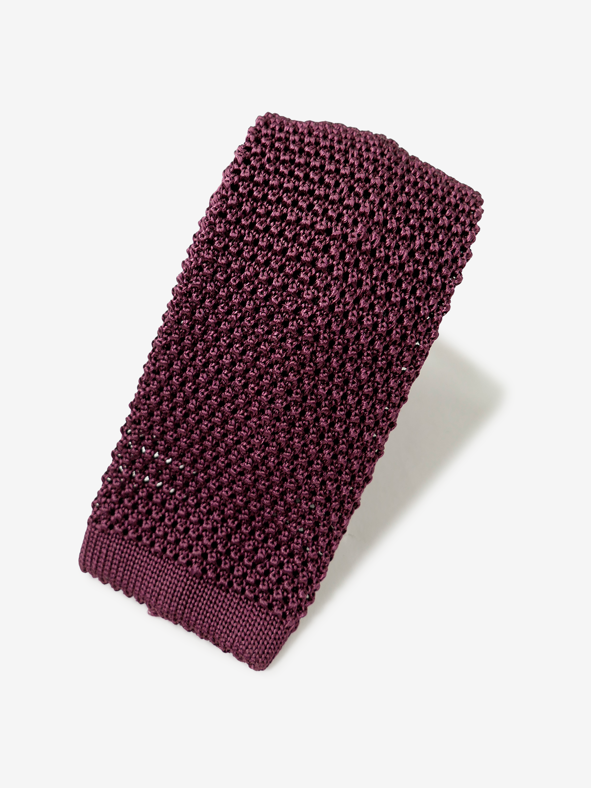 Knitted Tie｜ボルドー