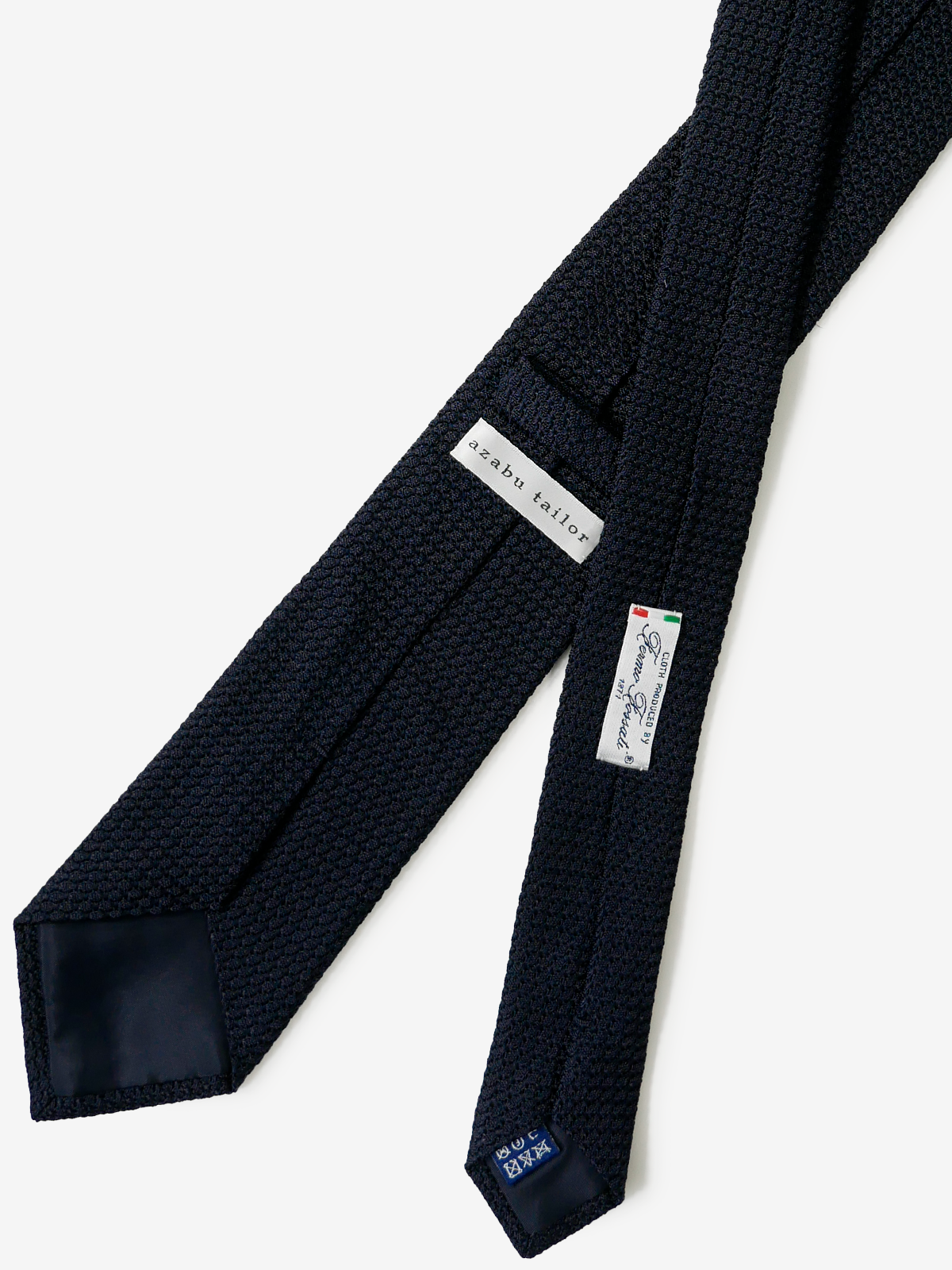 Fermo Fossati｜Garza Grossa Tie｜ネイビー