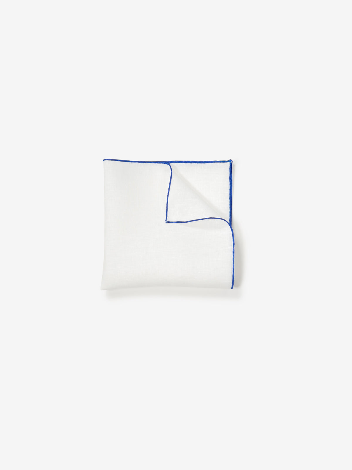 Linen Pocket Squares｜ブルー
