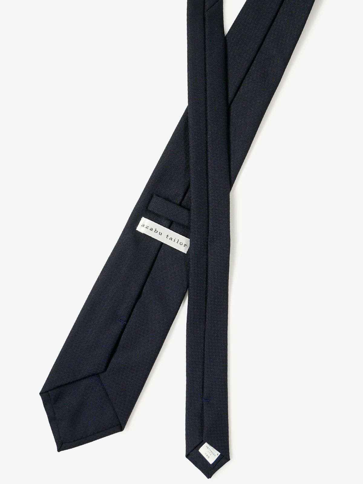 World Traveler Wool Tie｜ネイビー