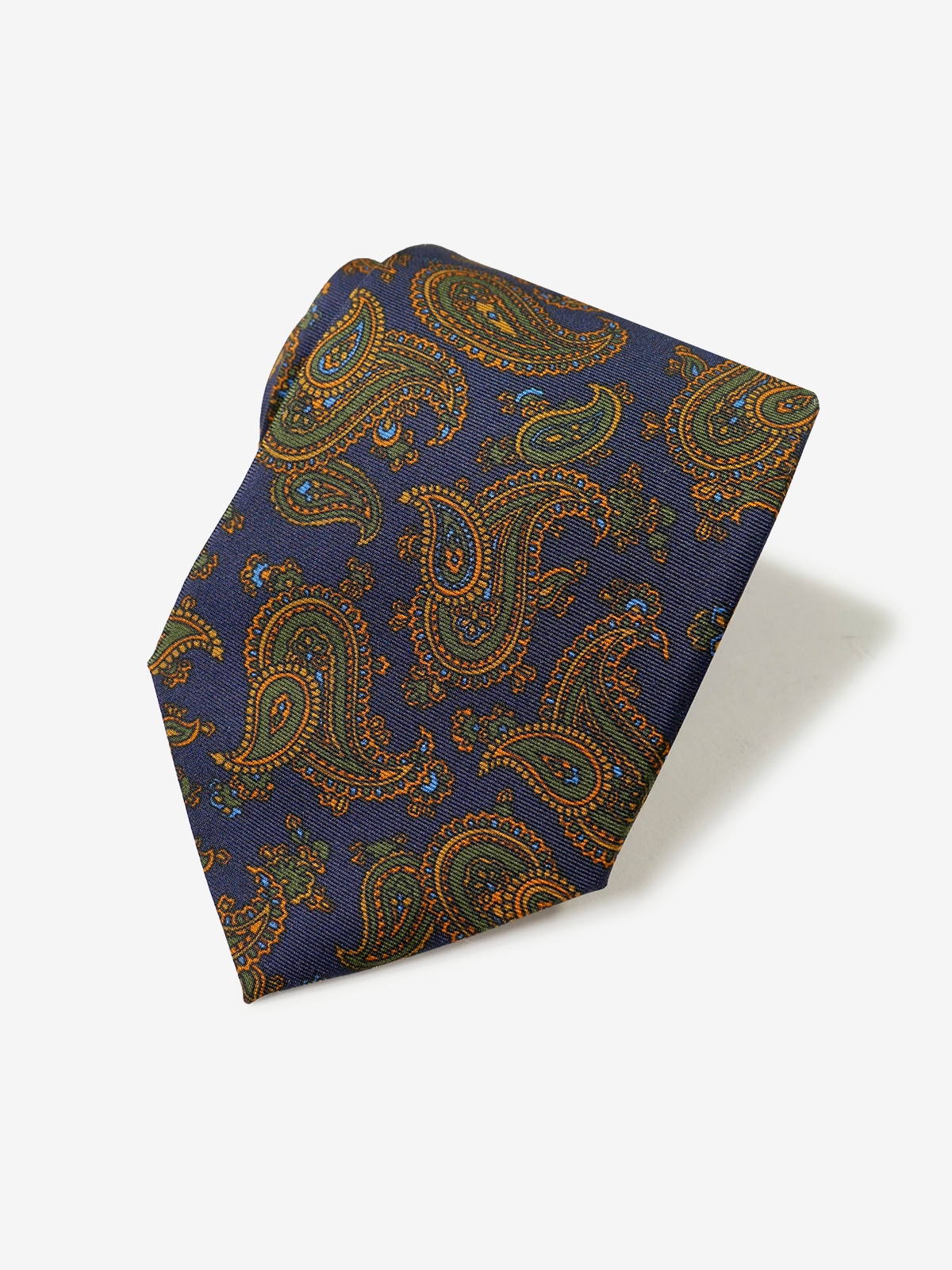 ROBERT KEYTE｜Paisley Tie｜ネイビー