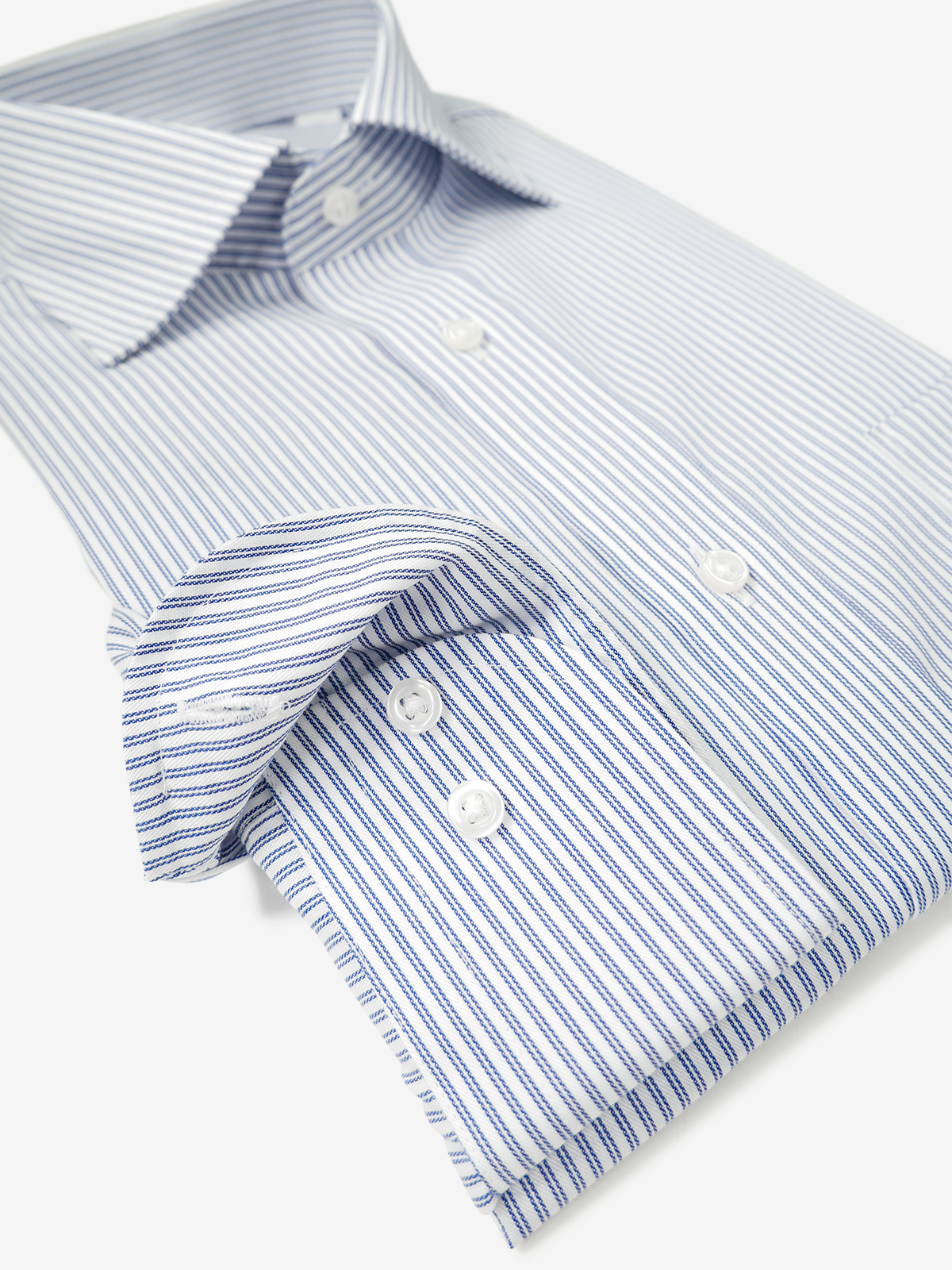 World Traveler Striped Shirt｜ブルー