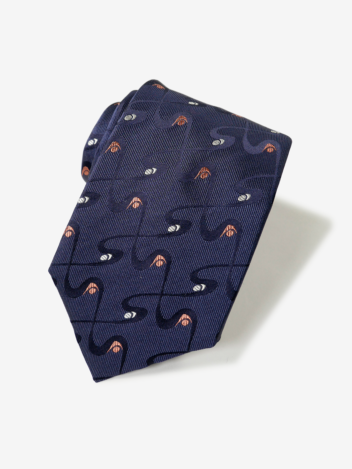 Classico Seta｜ Neat Tie｜ネイビー