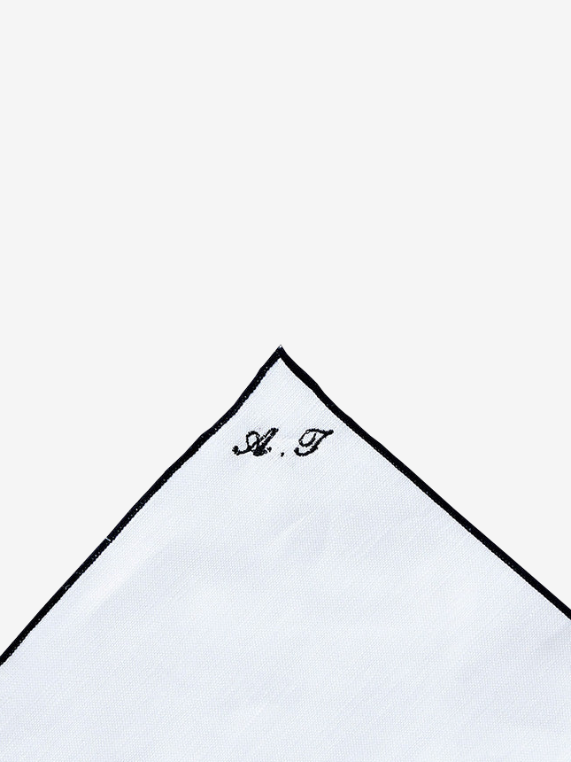 Linen Pocket Squares｜レッド