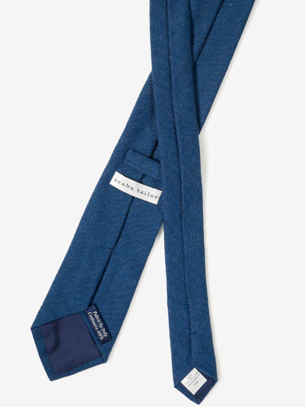 Cashmere Wool Tie｜ブルー