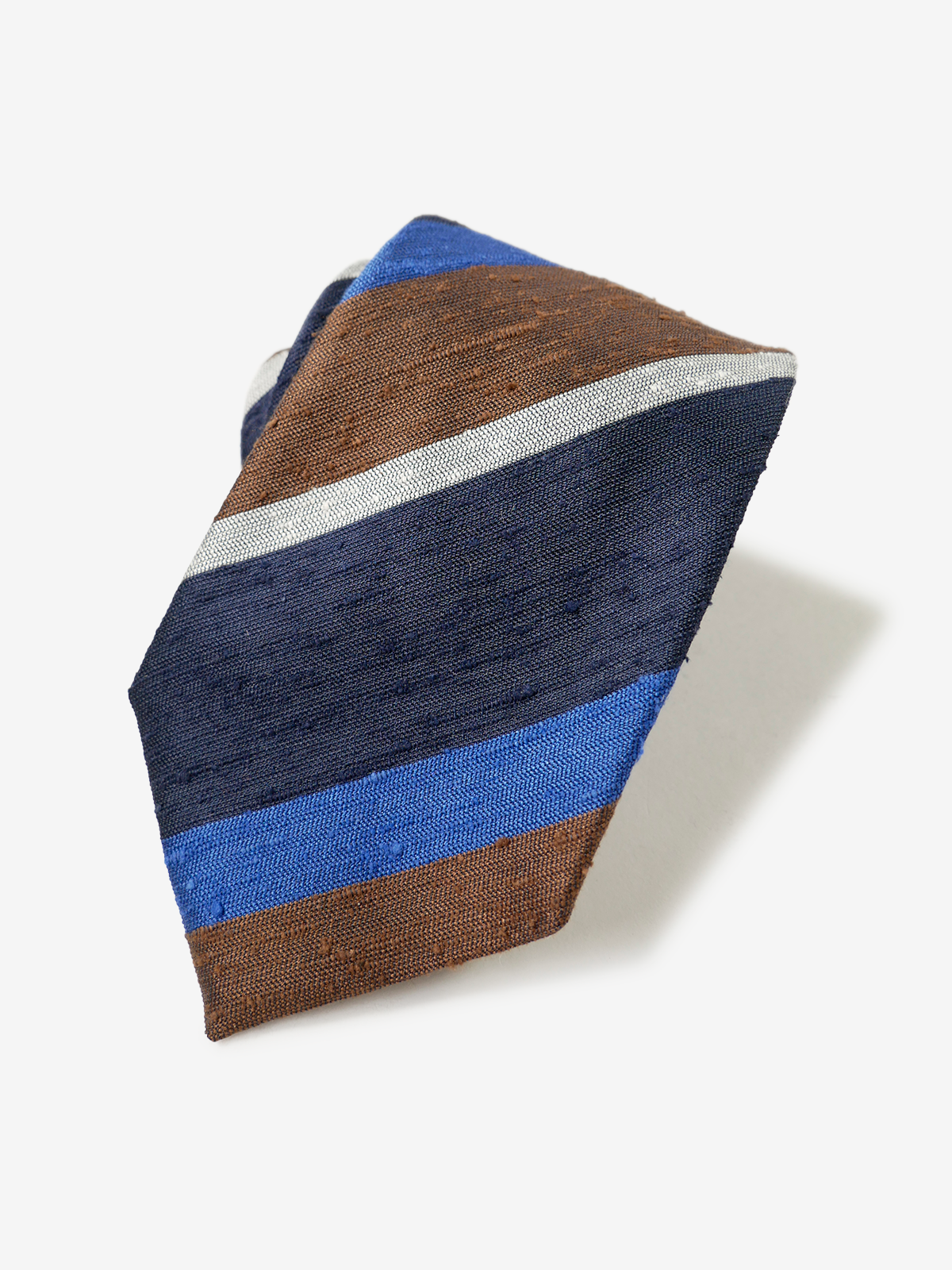 Classico Seta｜Stripe Tie｜ブラウン