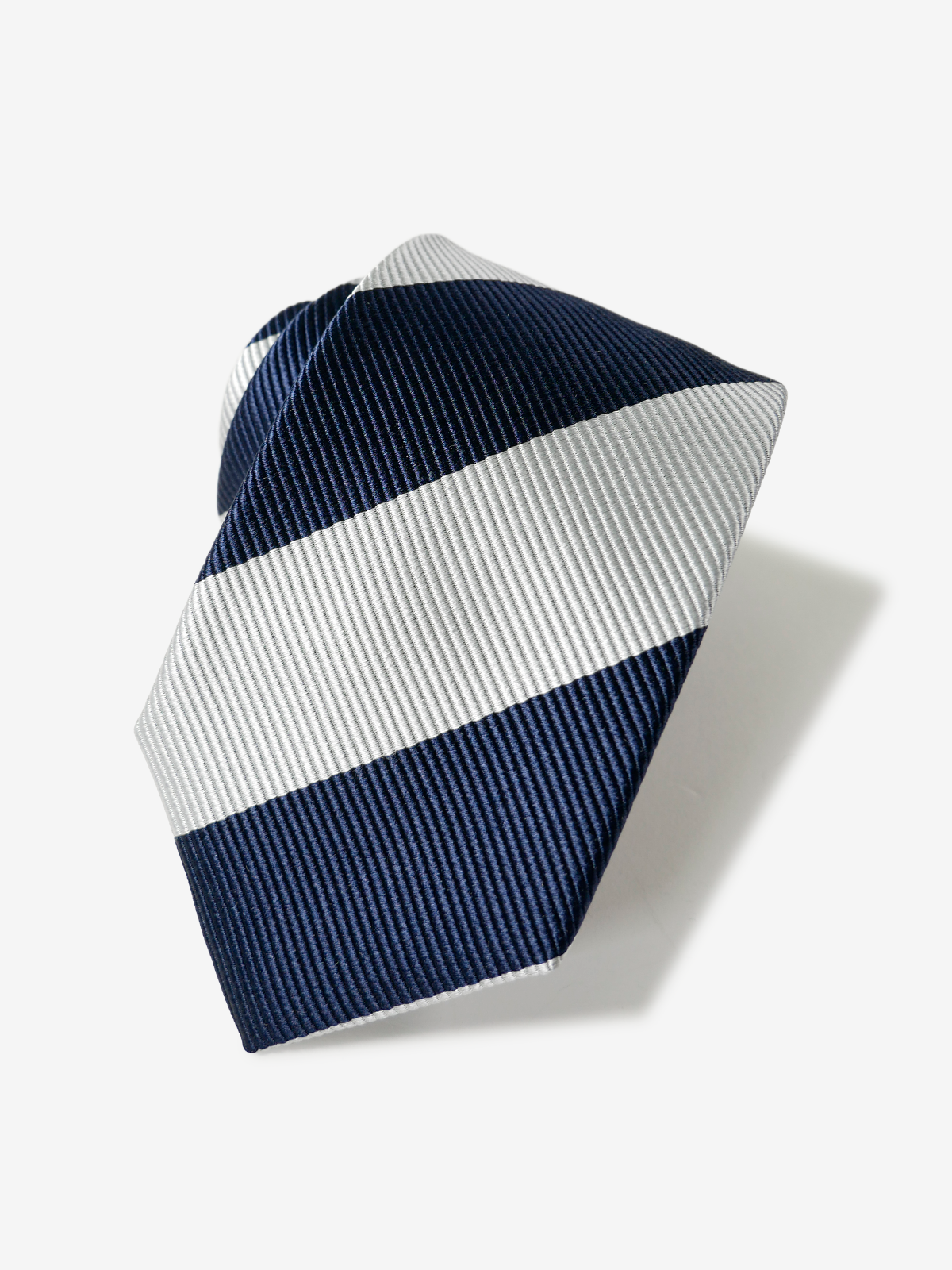 Azabu Tailor 25th Stripe Tie｜ネイビー