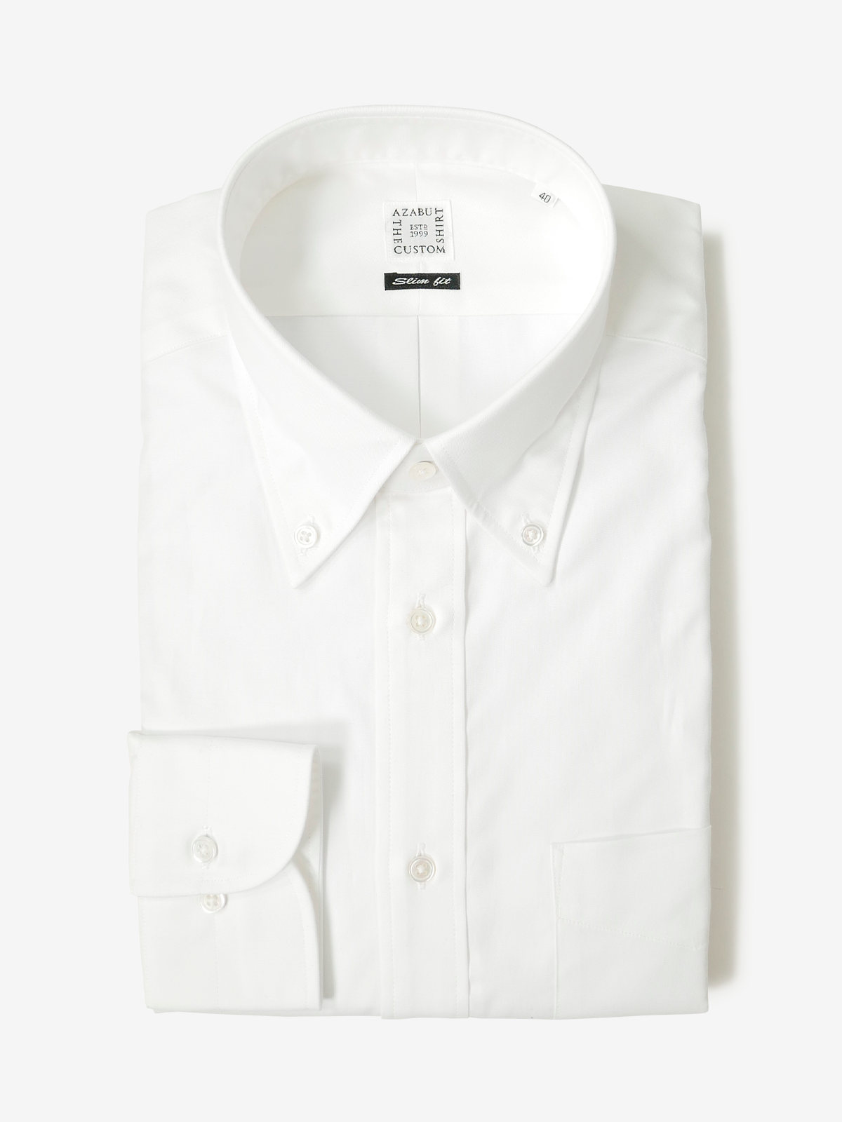 Pinpoint Oxford Slim Fit Shirt｜ホワイト