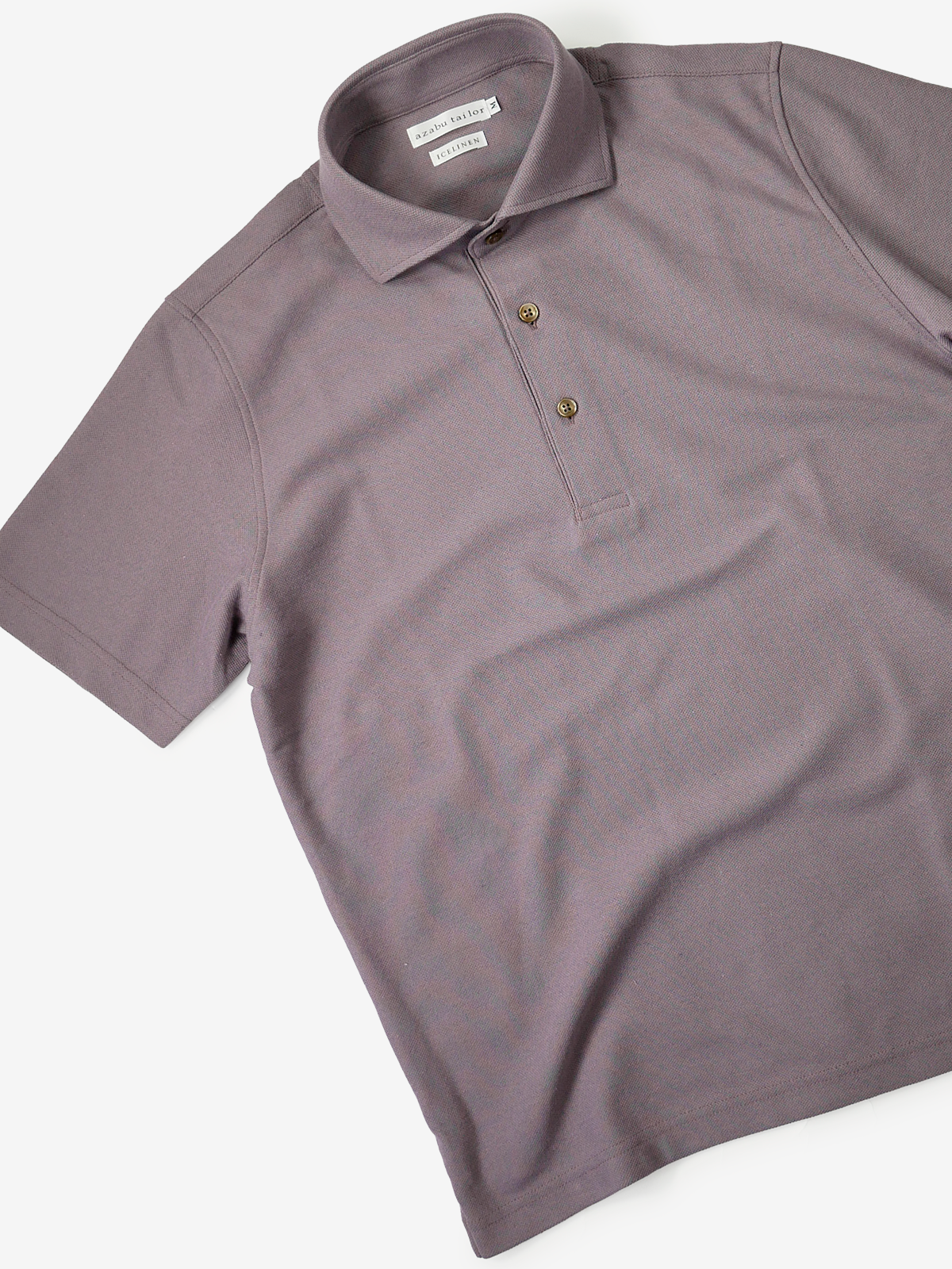 ICELINEN® Polo Shirt｜スモーキーパープル