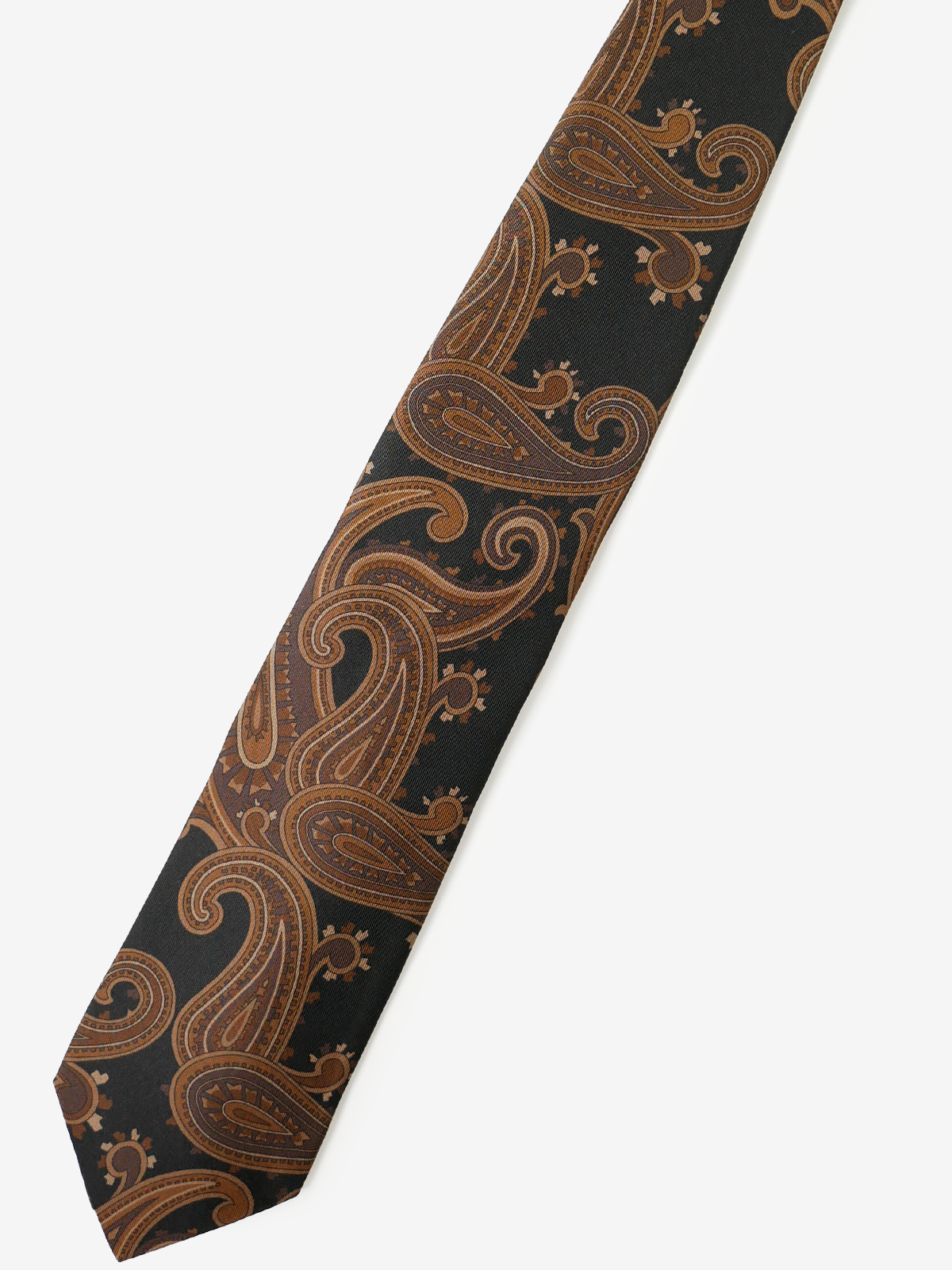 Molinelli｜Paisley Tie｜ブラック