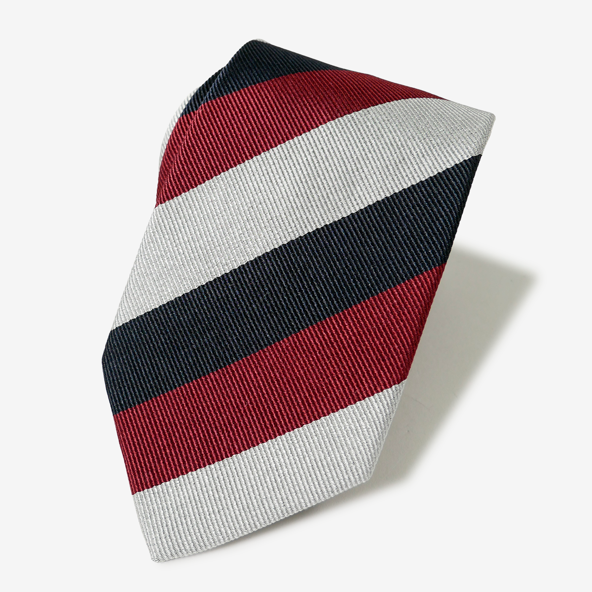 VANNERS｜Regimental Striped Necktie｜ネイビー