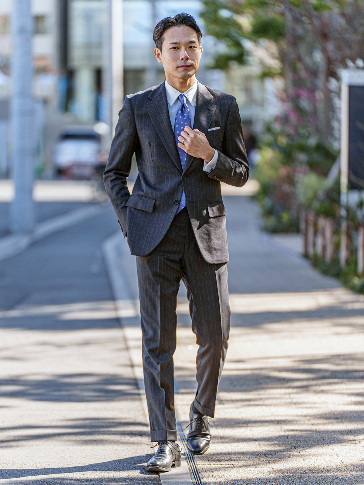 Mantero｜Neat Tie｜ブルー