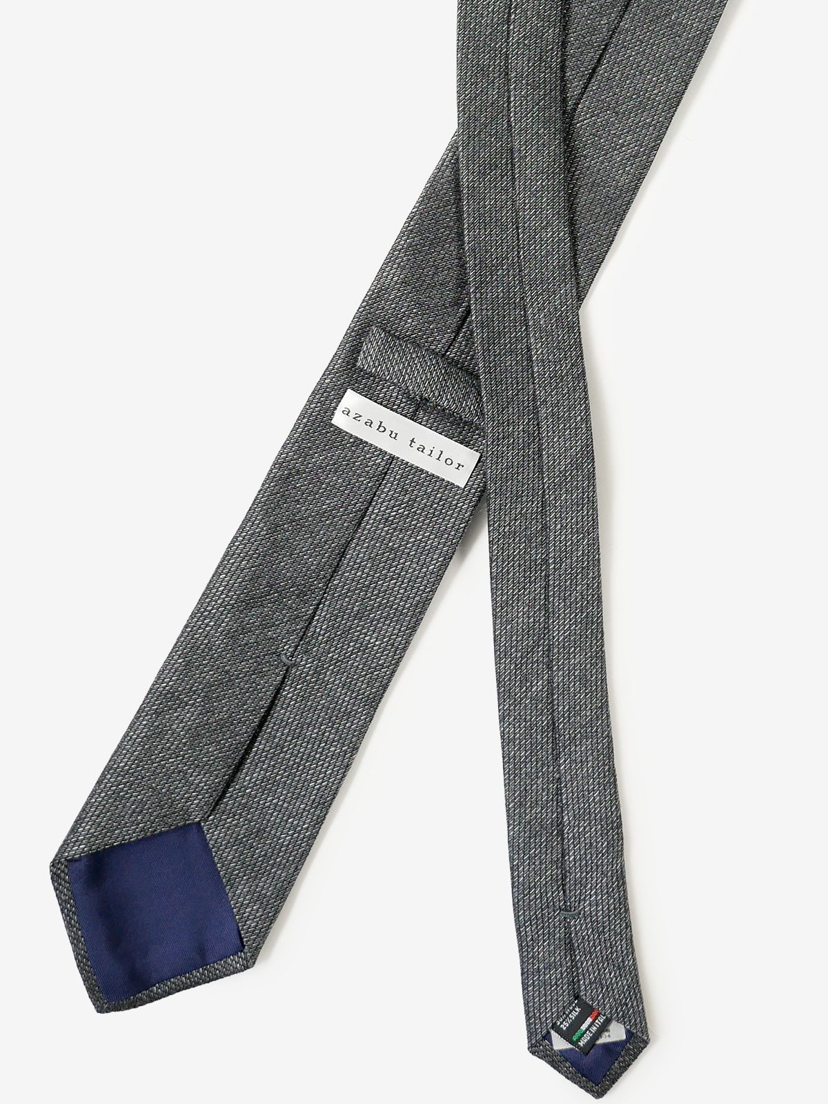 Classico Seta｜Cotton Wool Tie｜グレー